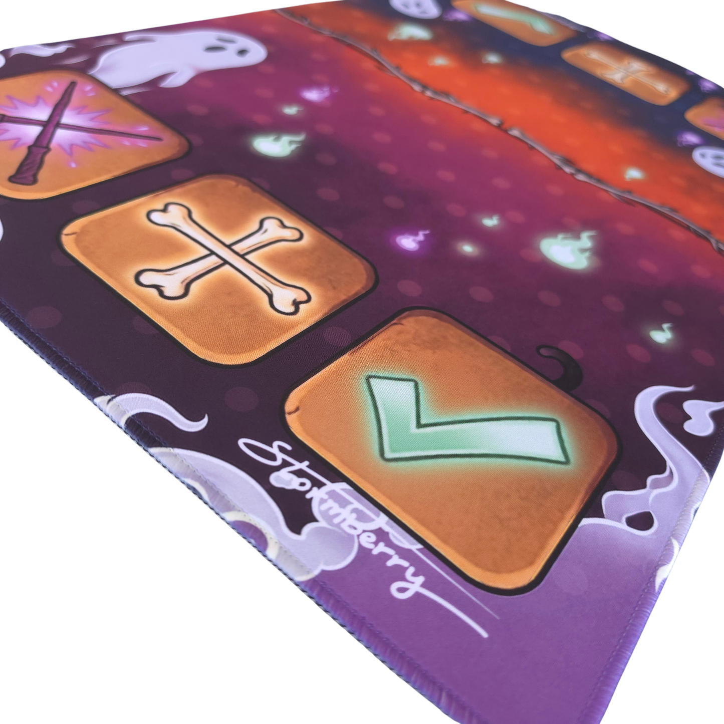 XL Squishy Trading Mat 14x24 Haunted Hollow, Spooky Halloween Fidget Trading Board, Ghost Squishy Trade Station, Halloween Gift