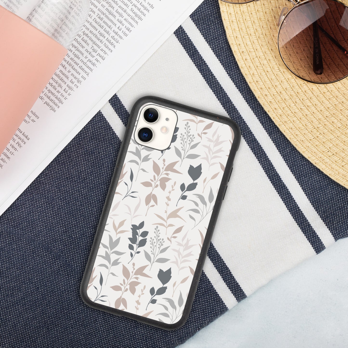 Minimalist Modern Floral Leaf Design Mobile Protector, CELL Phone Case, PRINTED Phone COVERS, Plant Phone Case, Gift for Phone Lover