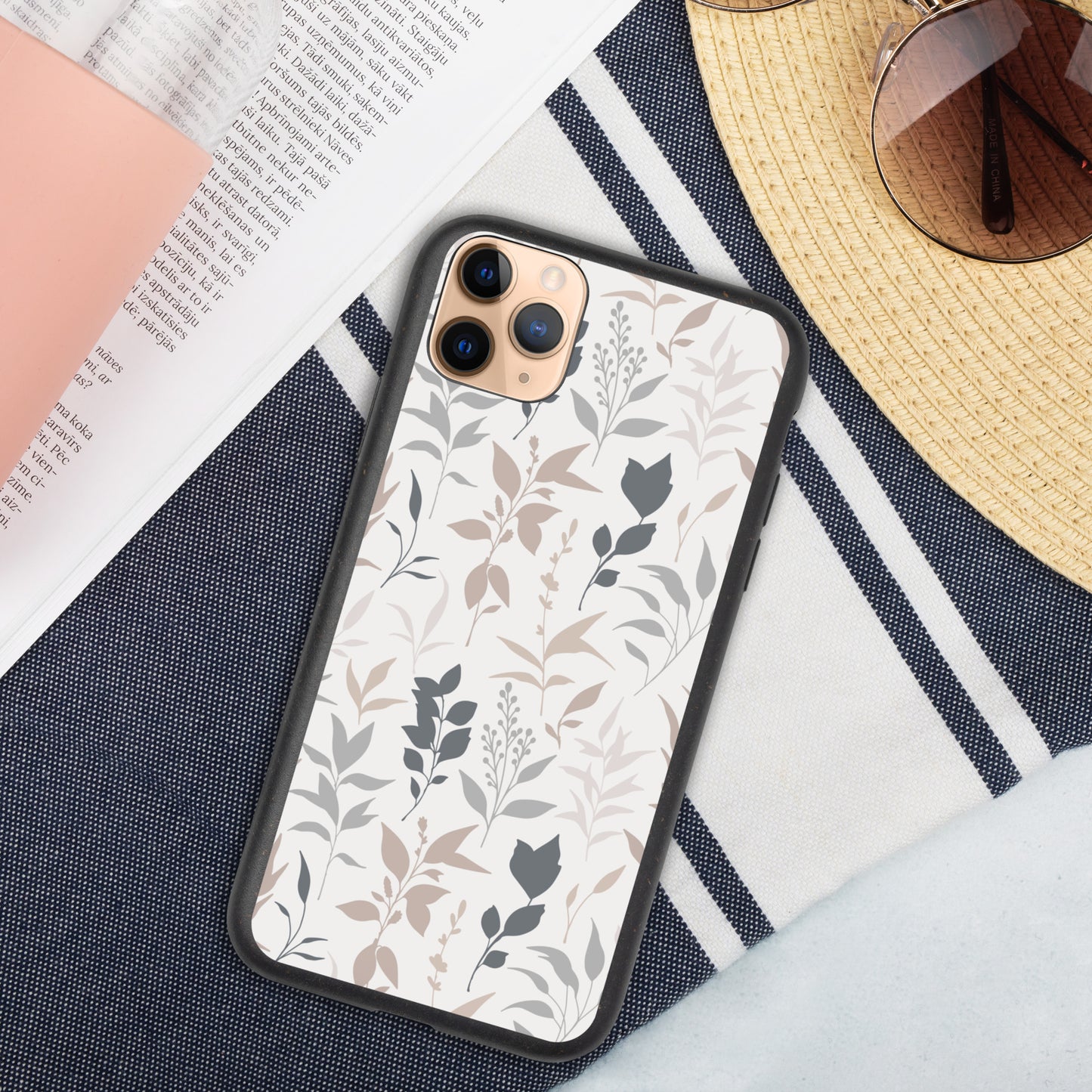 Minimalist Modern Floral Leaf Design Mobile Protector, CELL Phone Case, PRINTED Phone COVERS, Plant Phone Case, Gift for Phone Lover