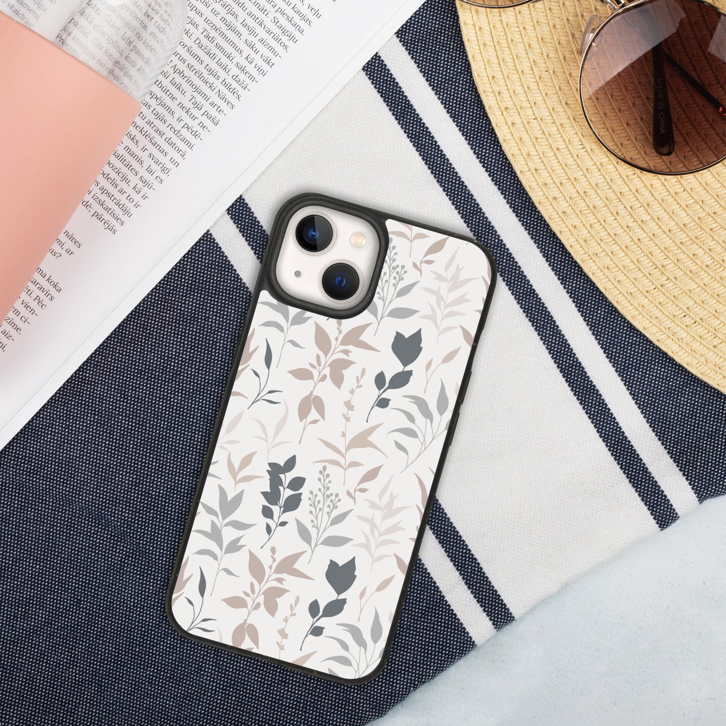 Minimalist Modern Floral Leaf Design Mobile Protector, CELL Phone Case, PRINTED Phone COVERS, Plant Phone Case, Gift for Phone Lover