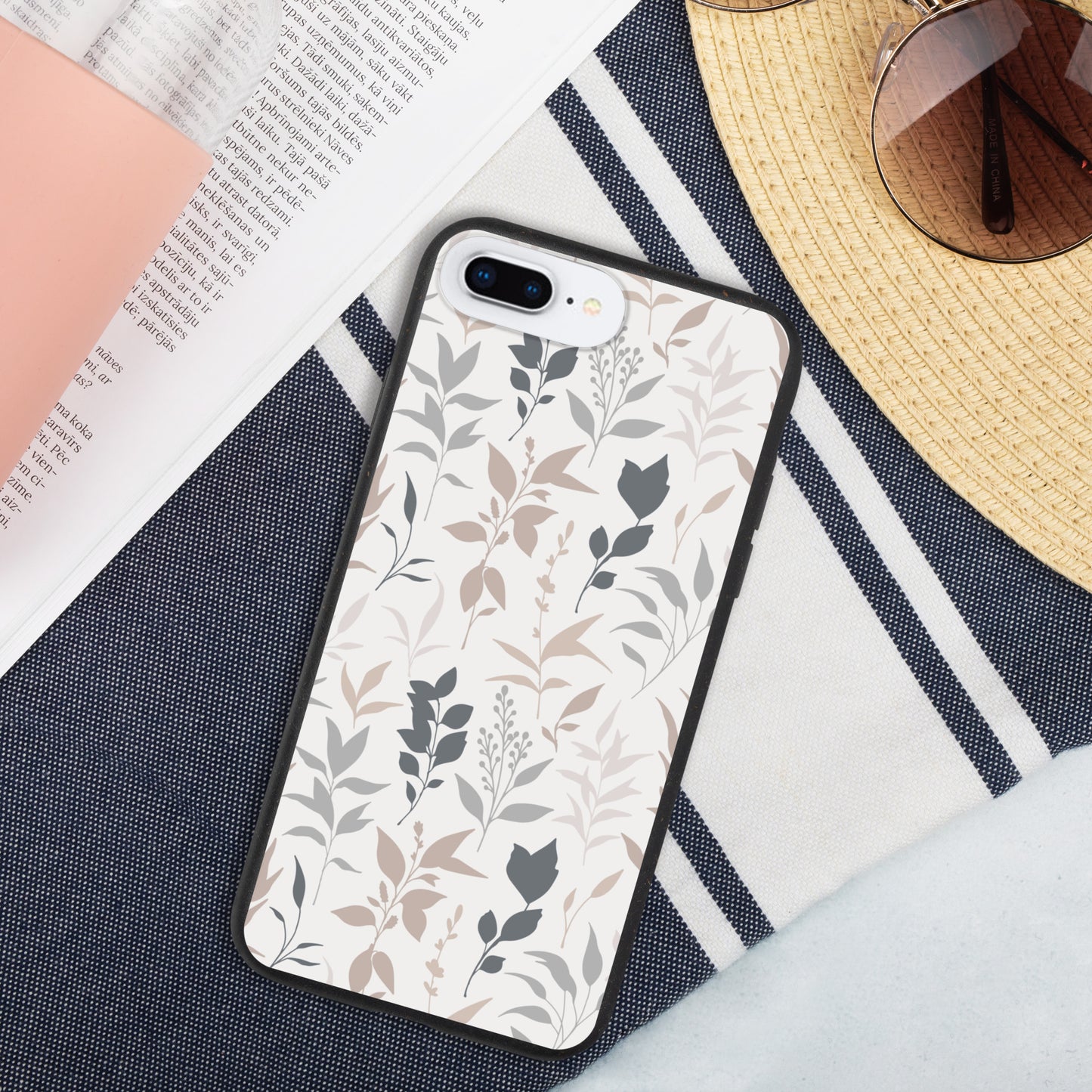 Minimalist Modern Floral Leaf Design Mobile Protector, CELL Phone Case, PRINTED Phone COVERS, Plant Phone Case, Gift for Phone Lover
