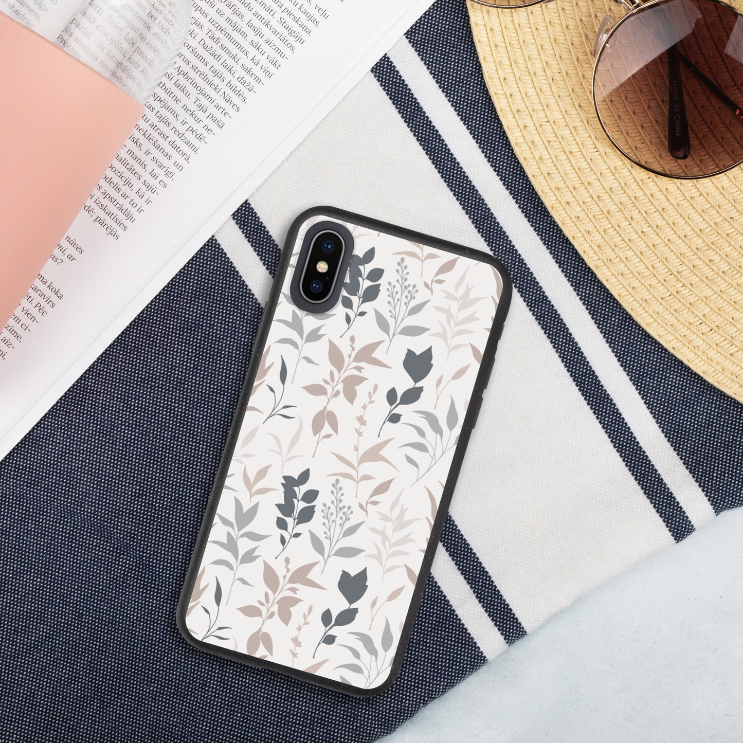 Minimalist Modern Floral Leaf Design Mobile Protector, CELL Phone Case, PRINTED Phone COVERS, Plant Phone Case, Gift for Phone Lover