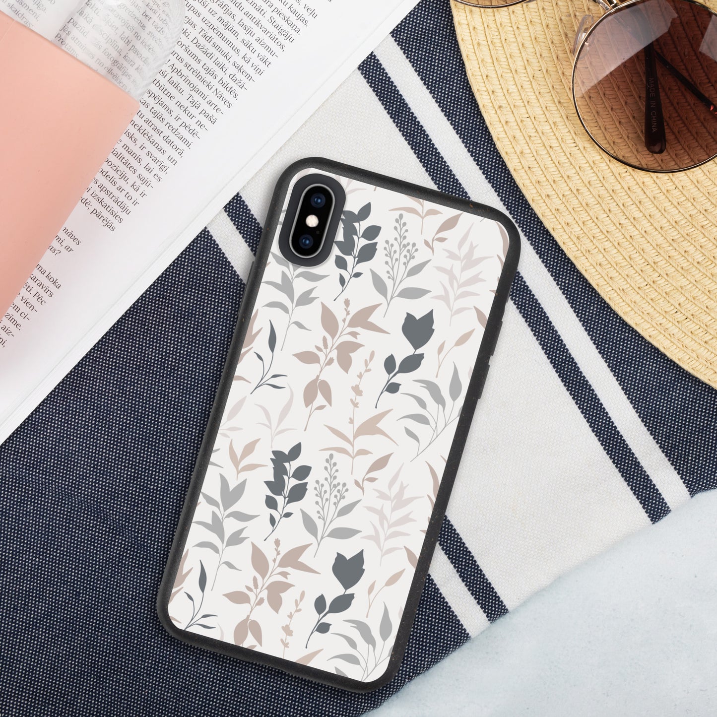 Minimalist Modern Floral Leaf Design Mobile Protector, CELL Phone Case, PRINTED Phone COVERS, Plant Phone Case, Gift for Phone Lover