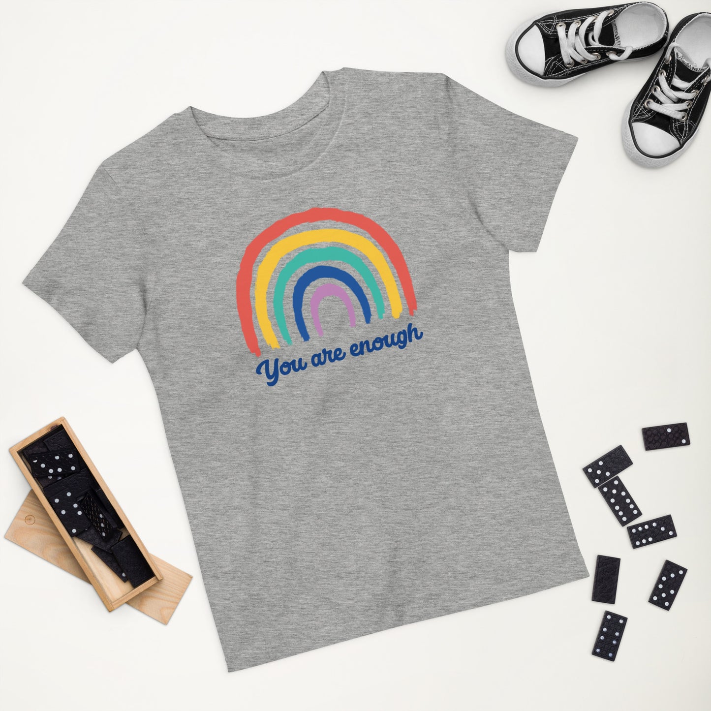 You are Enough Organic cotton kids t-shirt