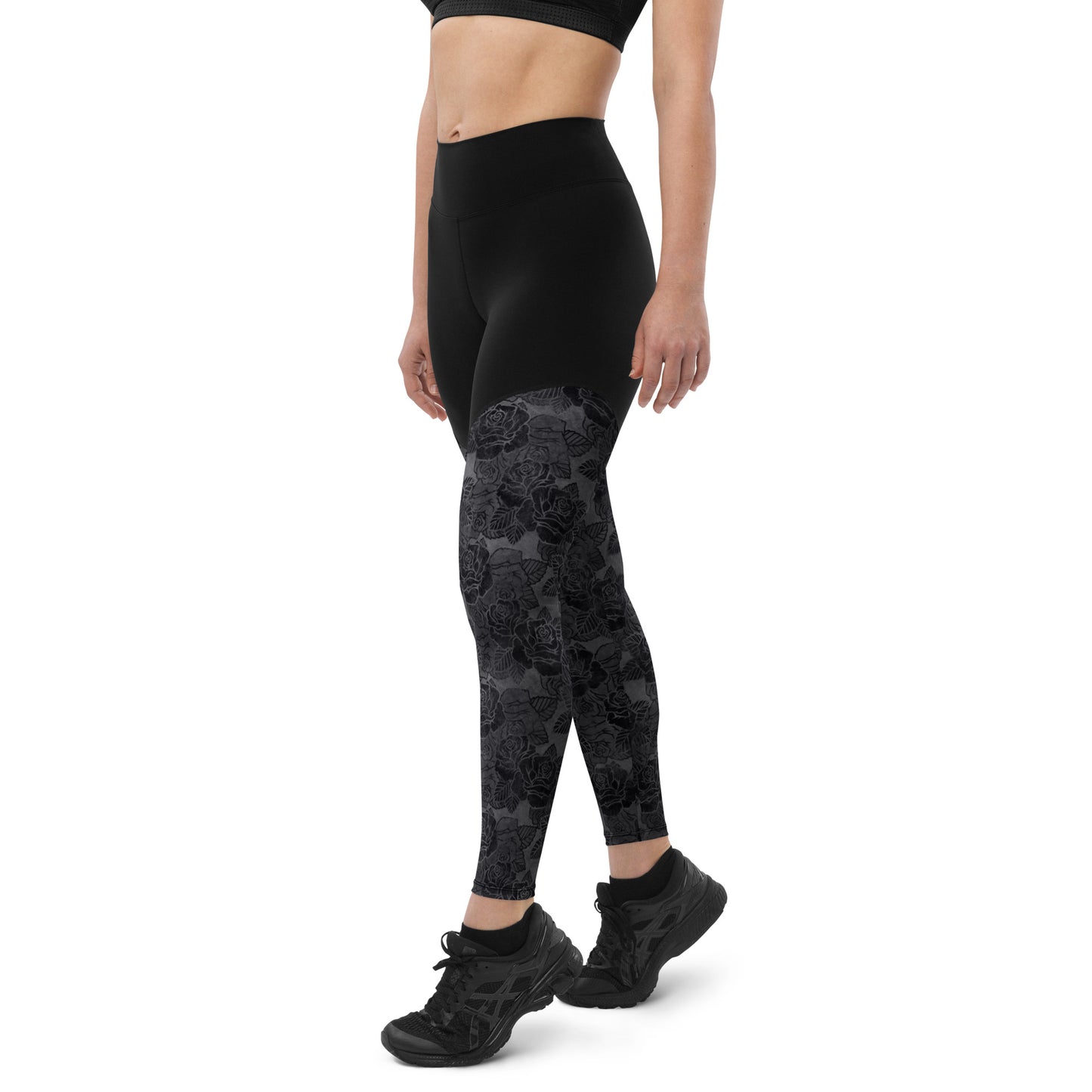 Black Rose Sports Leggings