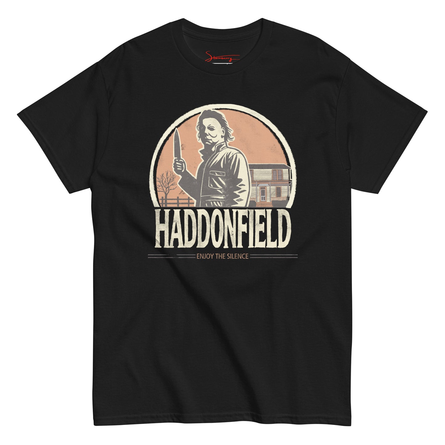 Retro Haddonfield Unisex Classic Tee - Vintage style Michael Myers Graphic T-Shirt