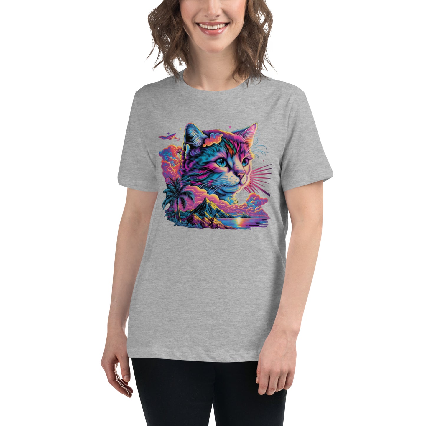 Irresistible Kawaii Pastel Tee: Lisa Frank Style, Vibrant Colors, Whimsical, Perfect Gift for Aesthetic Lovers, Must-Have Fashion