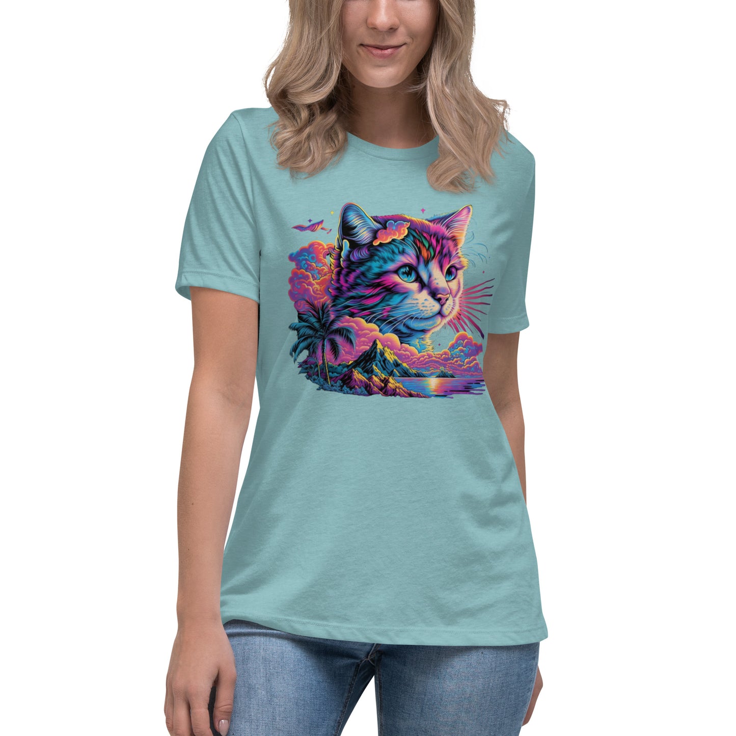 Irresistible Kawaii Pastel Tee: Lisa Frank Style, Vibrant Colors, Whimsical, Perfect Gift for Aesthetic Lovers, Must-Have Fashion