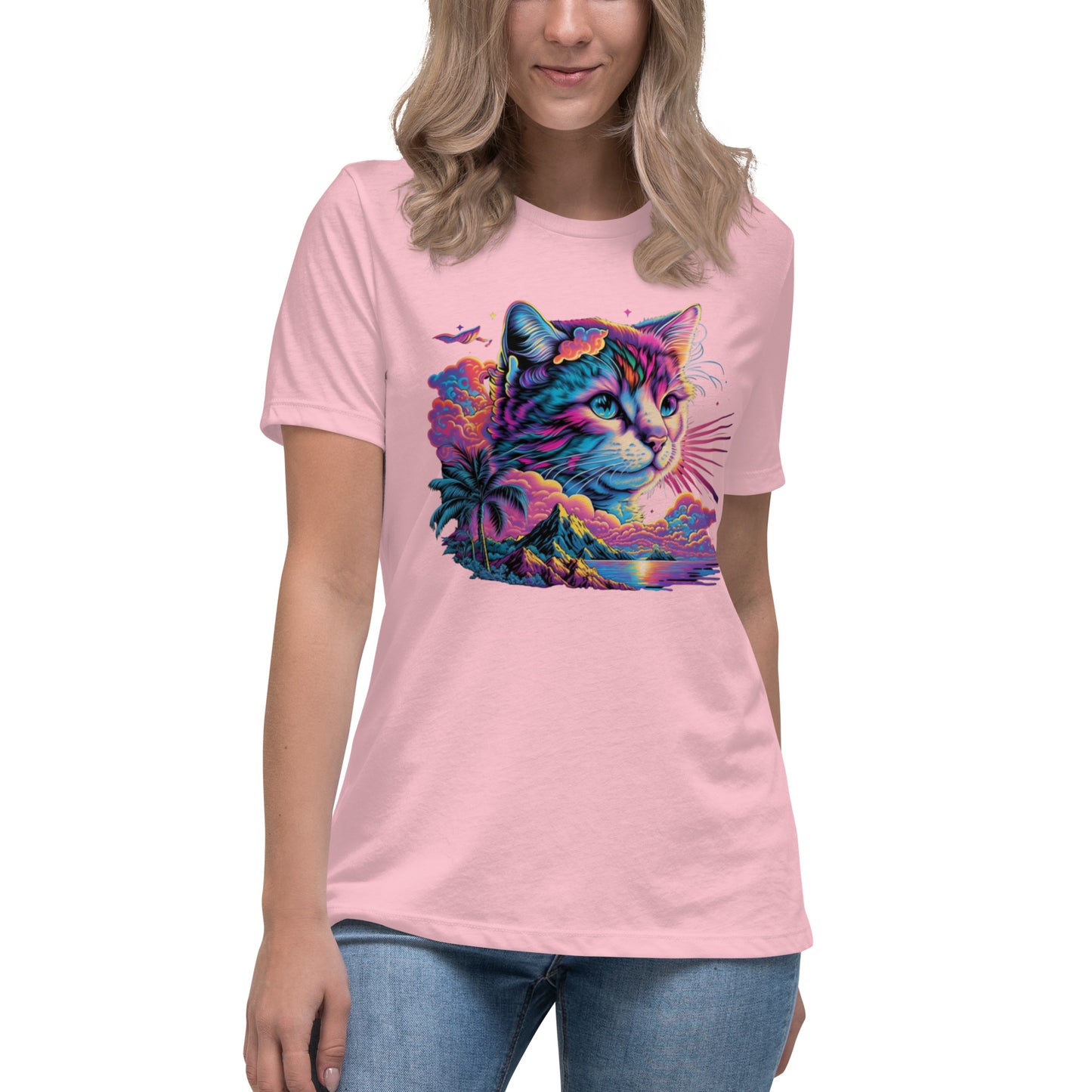 Irresistible Kawaii Pastel Tee: Lisa Frank Style, Vibrant Colors, Whimsical, Perfect Gift for Aesthetic Lovers, Must-Have Fashion