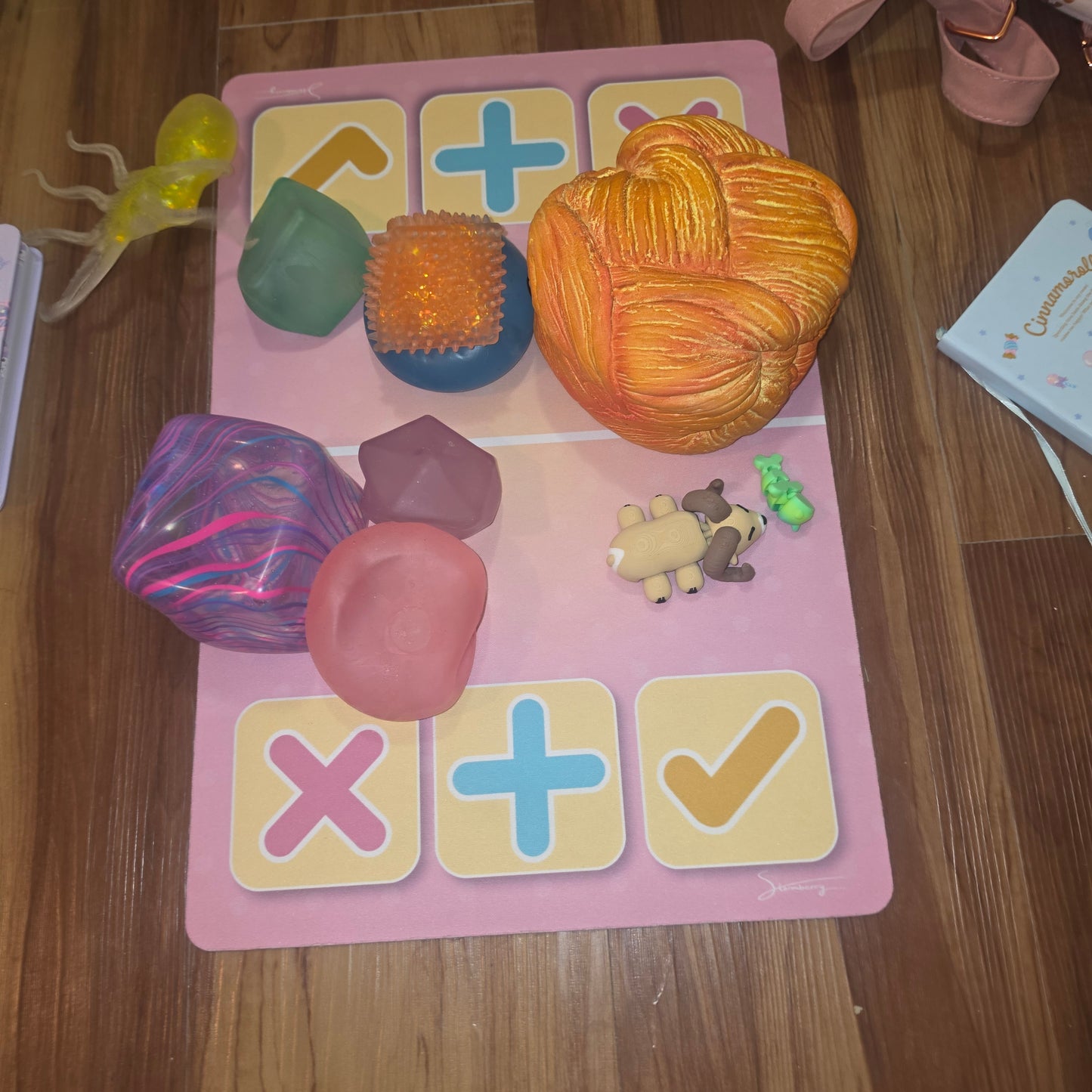 SWAP SPOT Fidget Trade Mat, Kawaii Squishy Trading Mat, 12x18 in, Made in USA