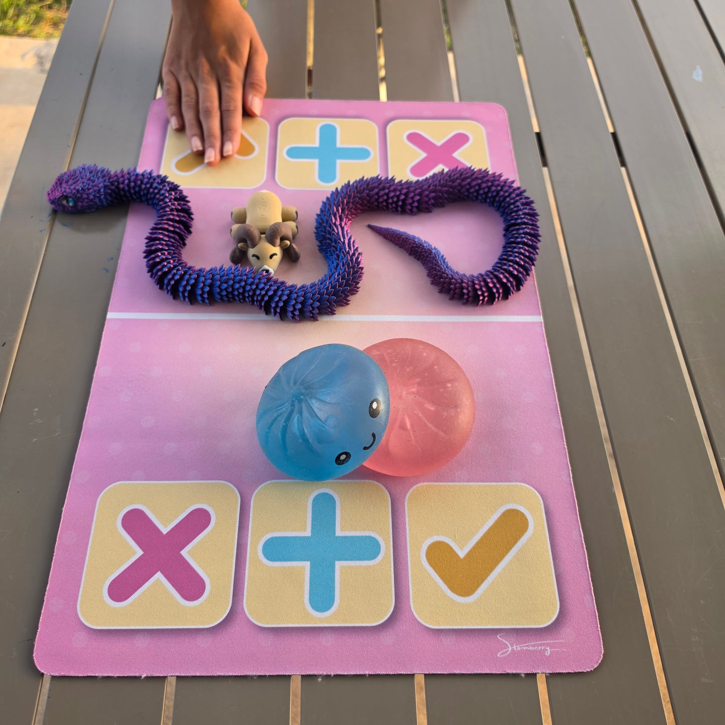 SWAP SPOT Fidget Trade Mat, Kawaii Squishy Trading Mat, 12x18 in, Made in USA