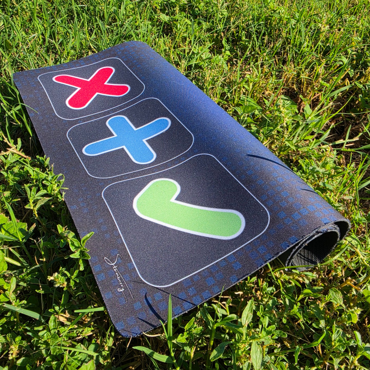 SWAP SPOT Fidget Trade Mat, Blue Gamer Squishy Trading Mat, 12x18 in, Made in USA