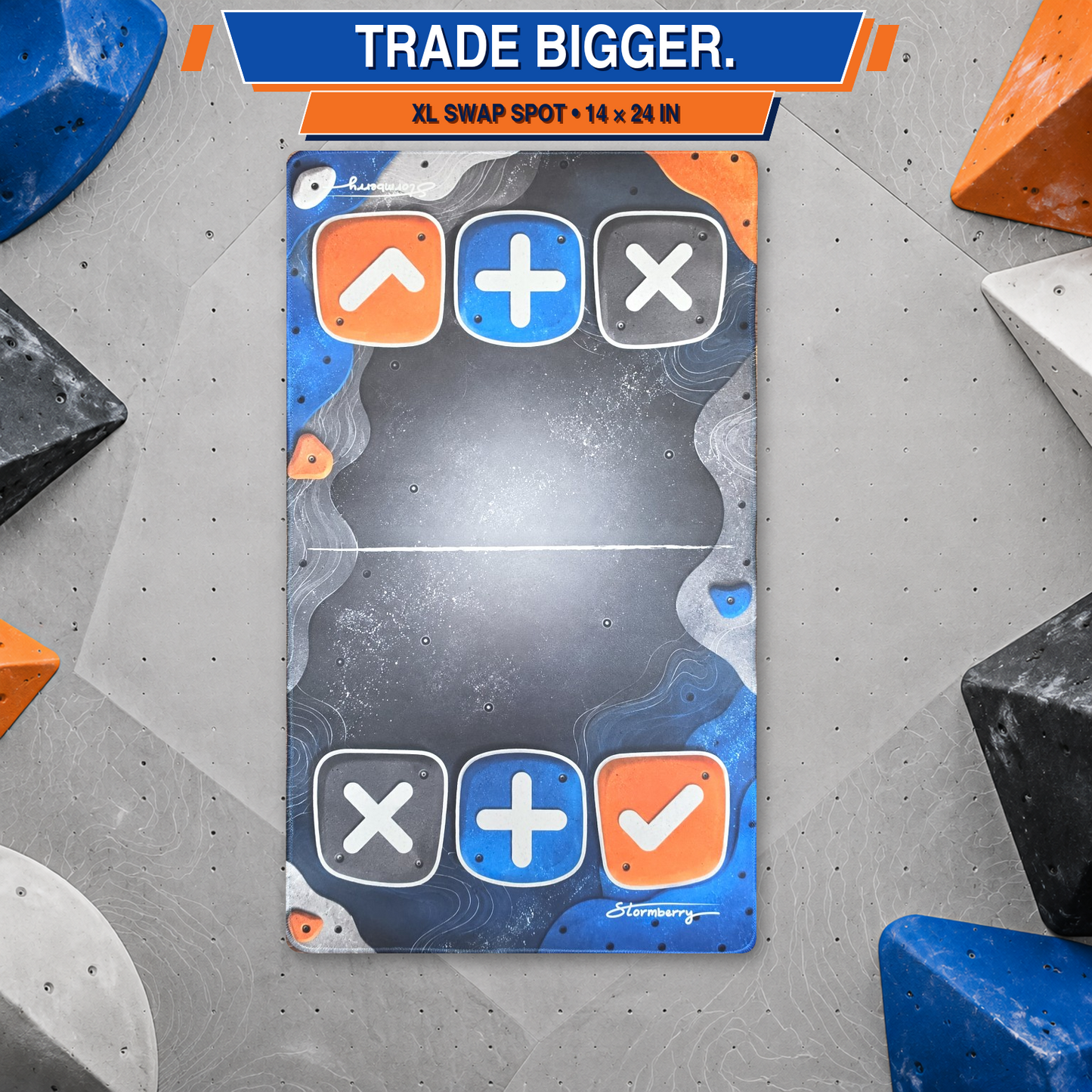 XL Swap Spot Boulder Field Trade Mat - 14x24