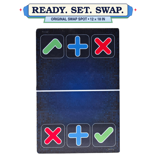 Swap Spot Blue Gamer Trade Mat - 12x18