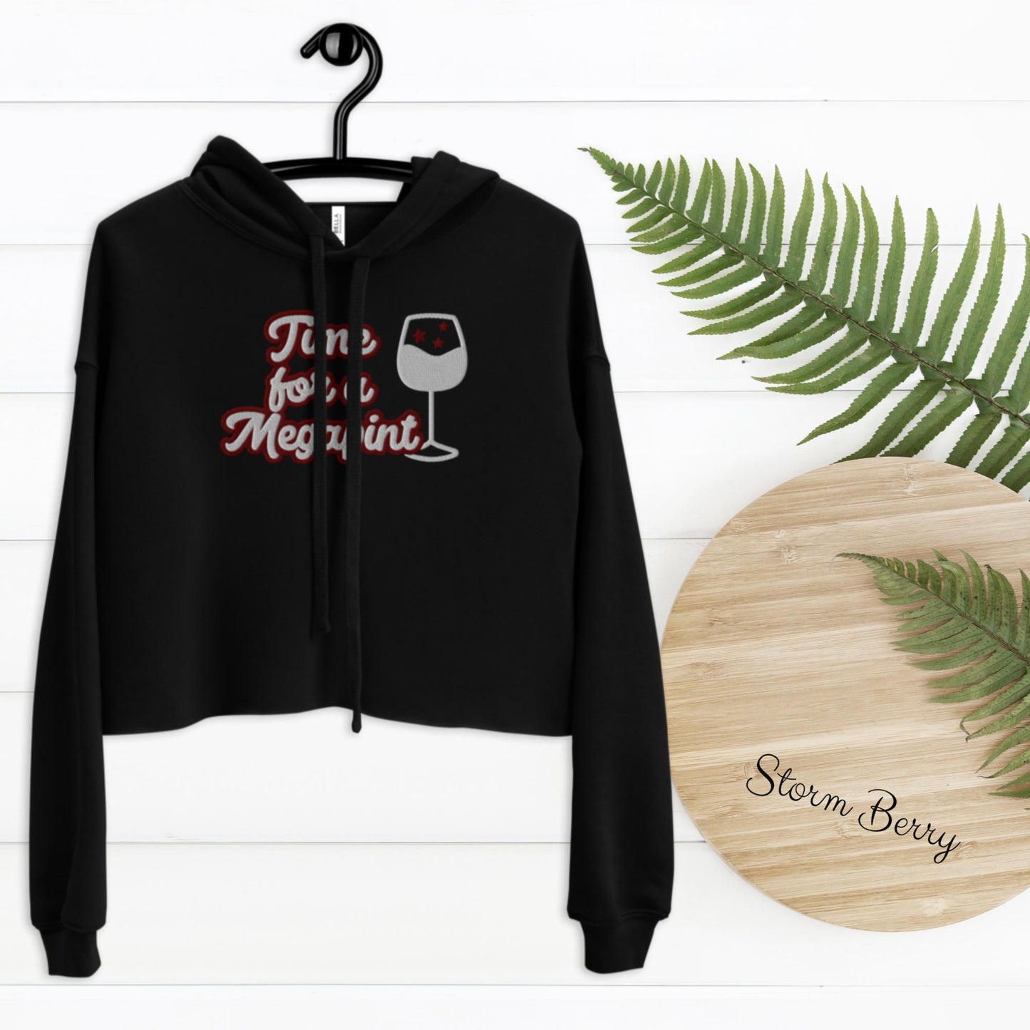 Time for a Megapint Crop Hoodie